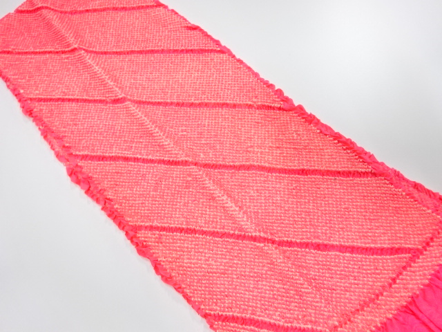 正絹　振袖用　絞り　帯揚げ